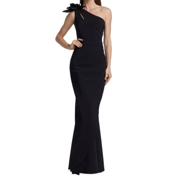 Chiara Boni Dresses & Skirts - Chiara Boni La Petite Robe Gosia One-Shoulder Gown